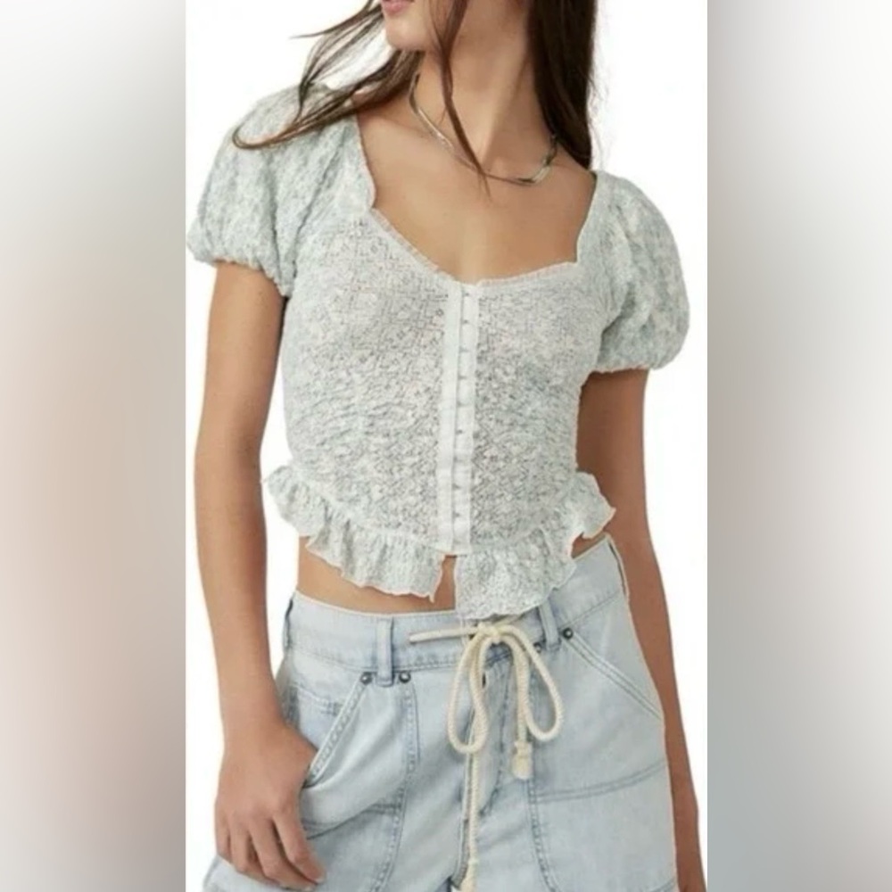 Free People | Lace Crop Top